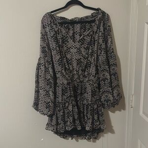 Size large buddy love snake skin dress